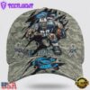 Custom Name And Number NFL Titans Camo Mascot Classic Baseball Cap