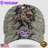 Custom Name And Number NFL Vikings Camo Mascot Classic Baseball Cap
