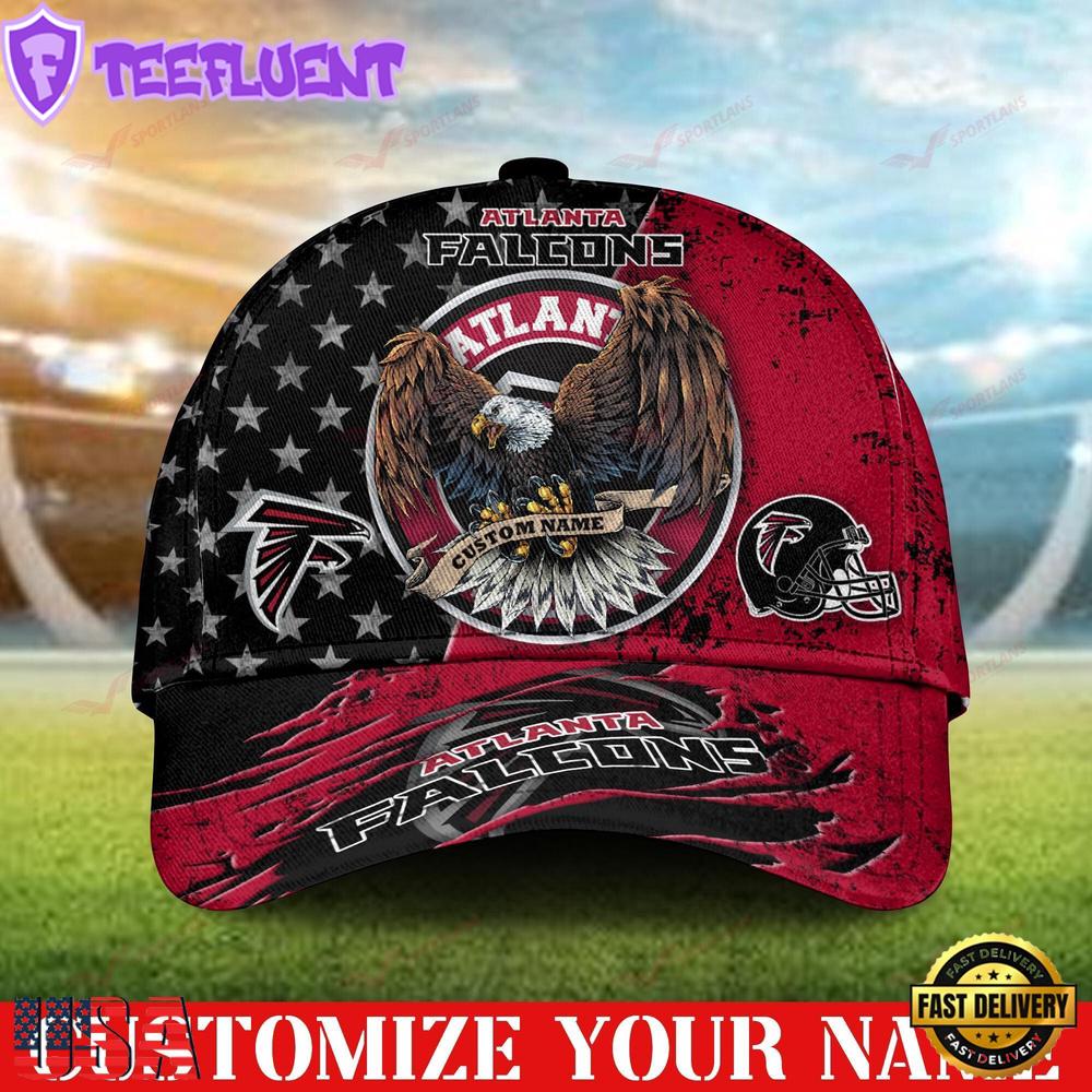 Custom Name Atlanta Falcons NFL 3D Classic Baseball Cap Classic Cap