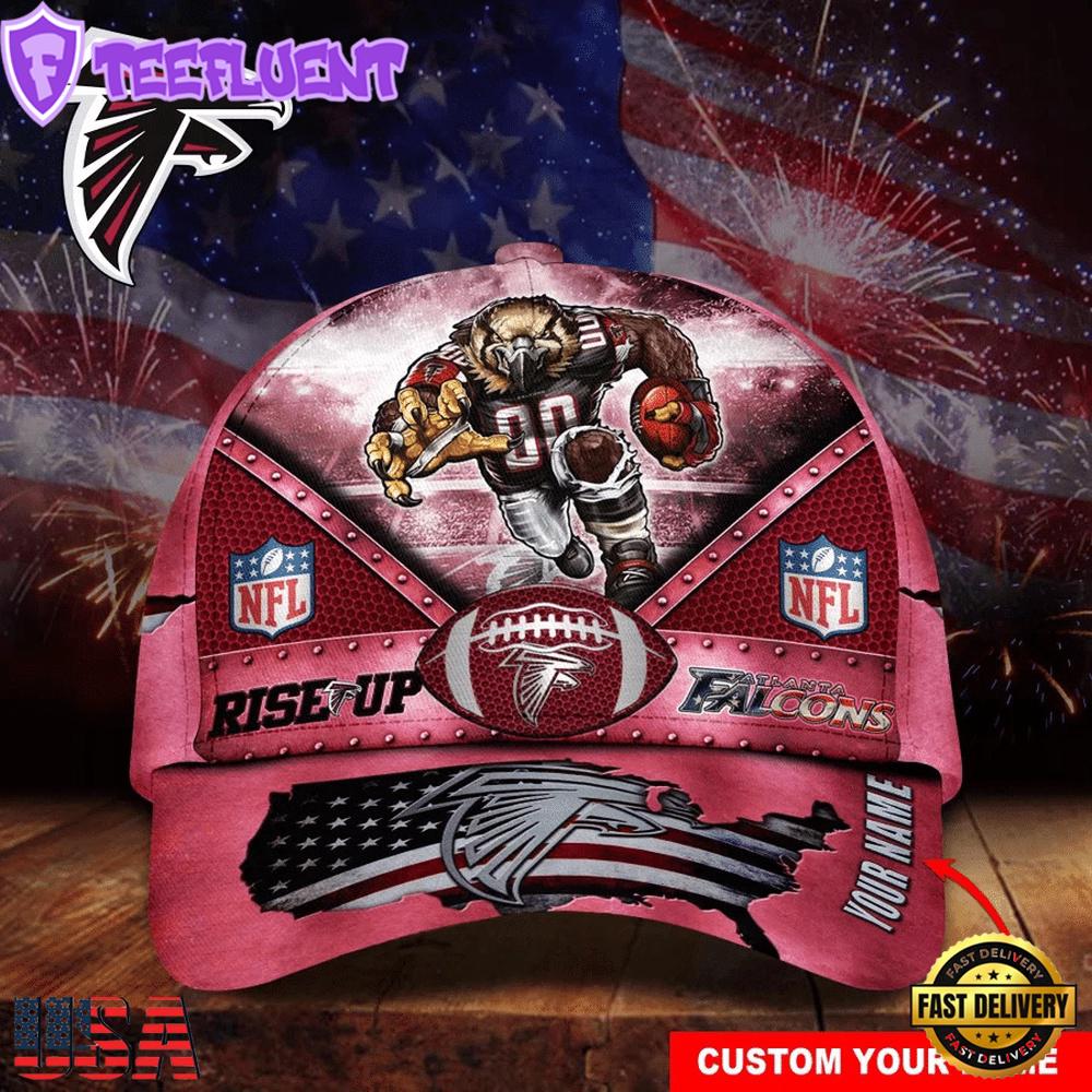Custom Name Atlanta Falcons NFL Super Bowl LIX Baseball Cap