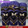 NFL Custom Name Baltimore Ravens Mickey Minnie Couple Valentine Day Tumbler 30 Oz 3 Custom Name Baltimore Ravens NFL Mickey Minnie Couple Valentine Day Tumbler