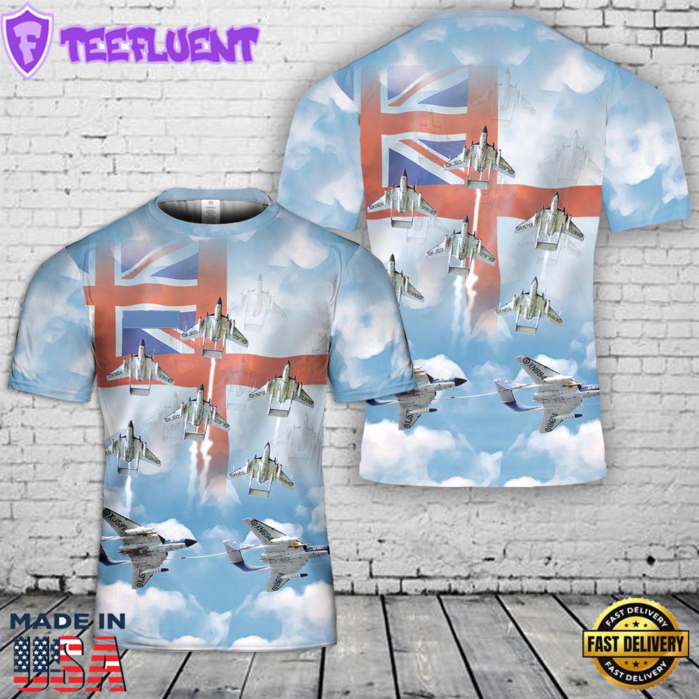 Custom Name British Royal Navy's Fleet Air Arm Simon's Sircus Aerobatics display team T-Shirt 3D