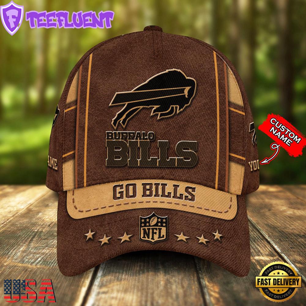 Custom Name Buffalo Bills Nfl Team Sport Baseball Cap