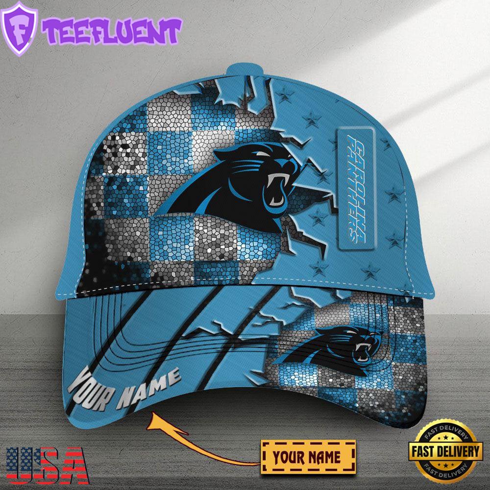 Custom Name Carolina Panthers Classic Baseball Cap