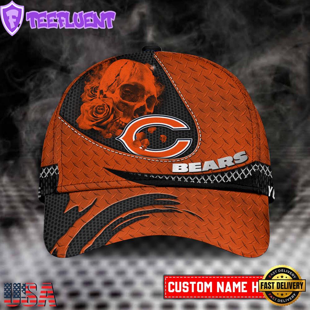 Custom Name Chicago Bears NFL Classic Baseball Cap