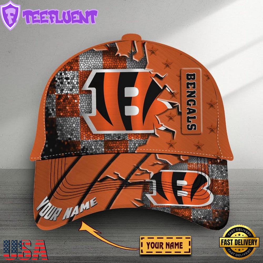 Custom Name Cincinnati Bengals Classic Baseball Cap