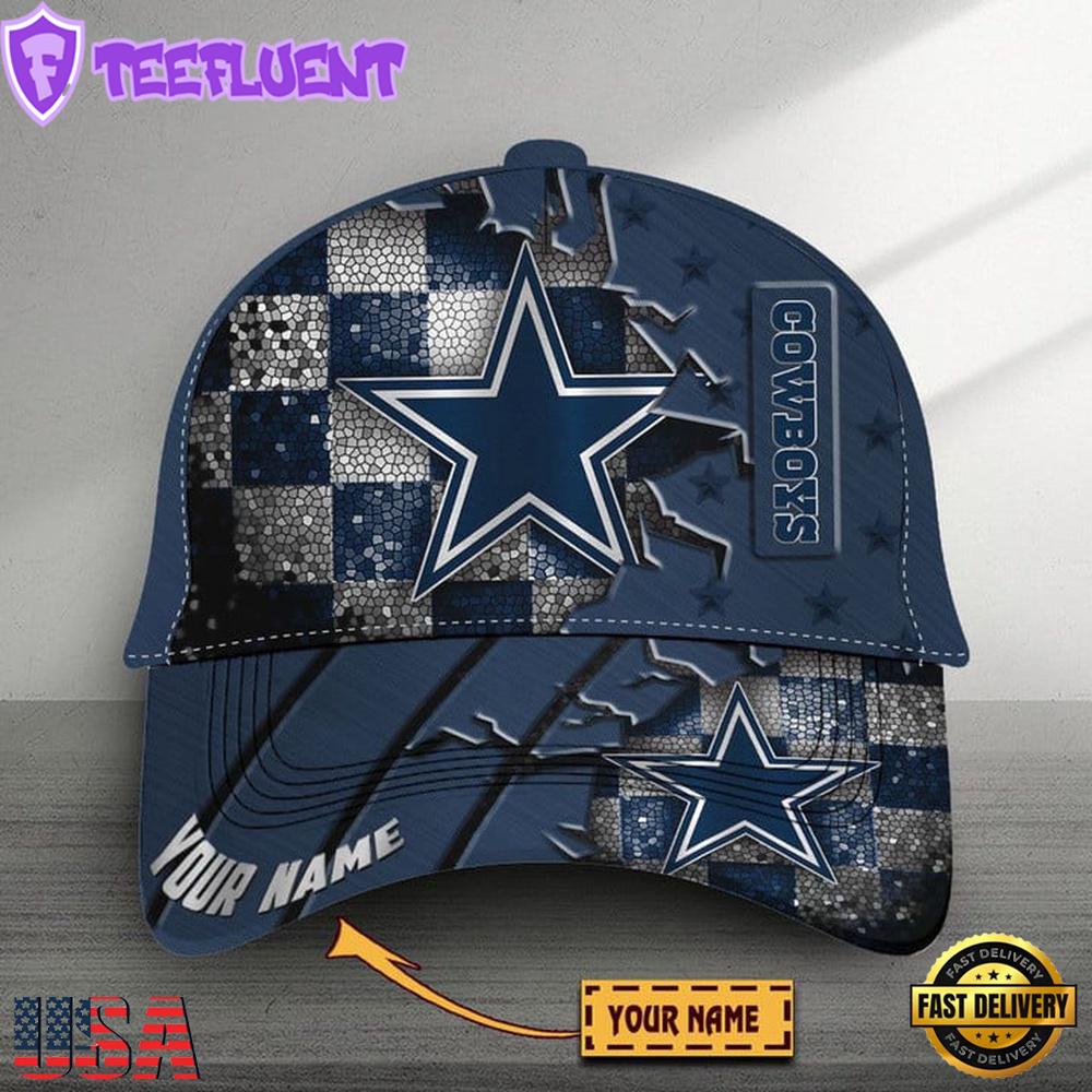Custom Name Dallas Cowboys Classic Baseball Cap