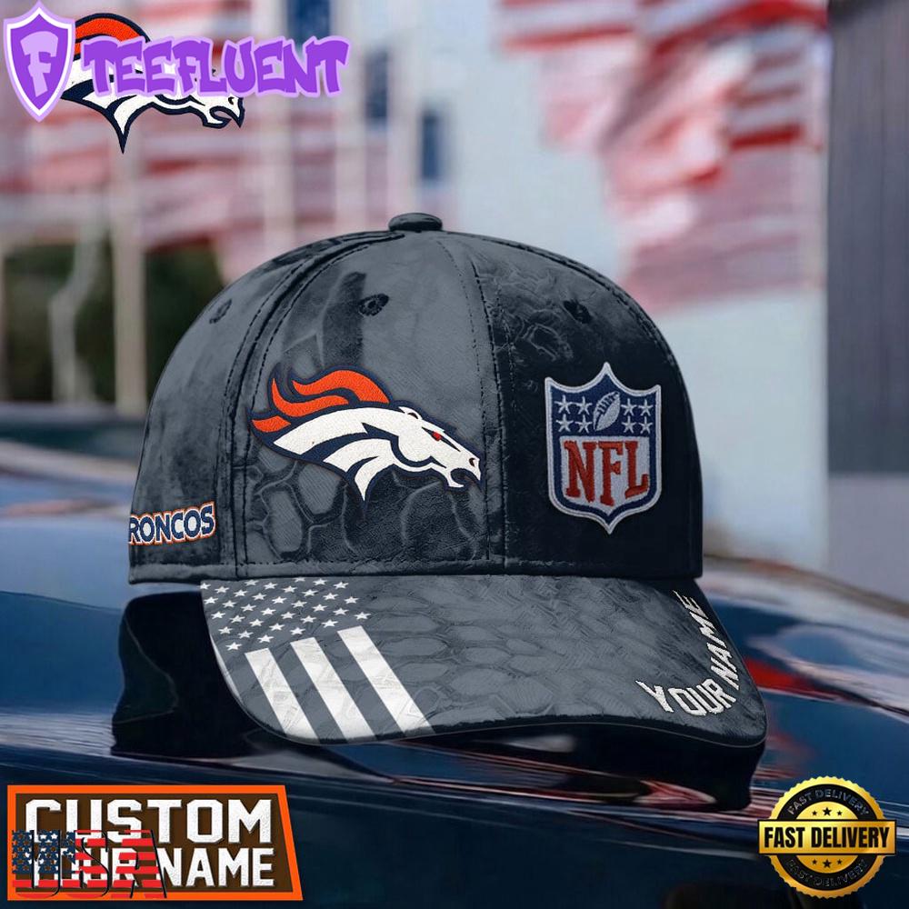 Custom Name Denver Broncos NFL Heritage Classic Cap For Fans