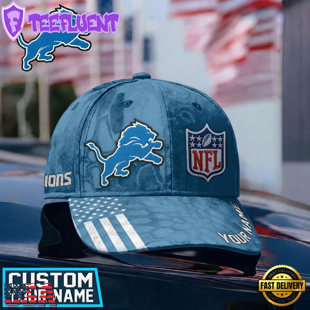 Custom Name Detroit Lions NFL Heritage Classic Cap For Fans
