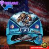 Custom Name Detroit Lions NFL Super Bowl LIX Baseball Cap