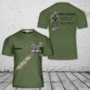 Custom Name Fort Bragg Home Of The Airborne And Special Operations Forces Never Forget T-Shirt 3D