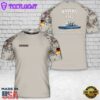 Custom Name German Navy Bayern (F 217) T-Shirt 3D