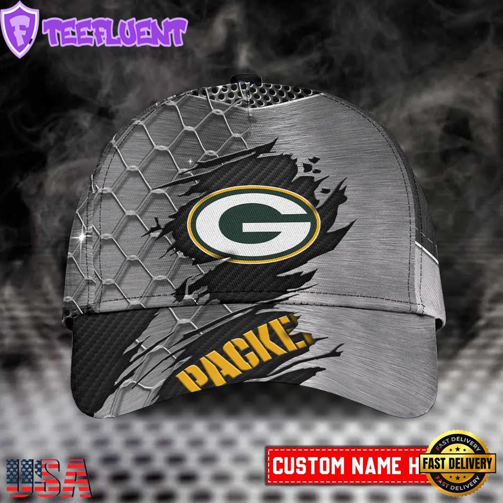 Custom Name Green Bay Packers NFL Classic Baseball Cap
