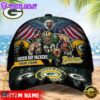 Custom Name Green Bay Packers NFL Mascot Eagle Baseball Cap