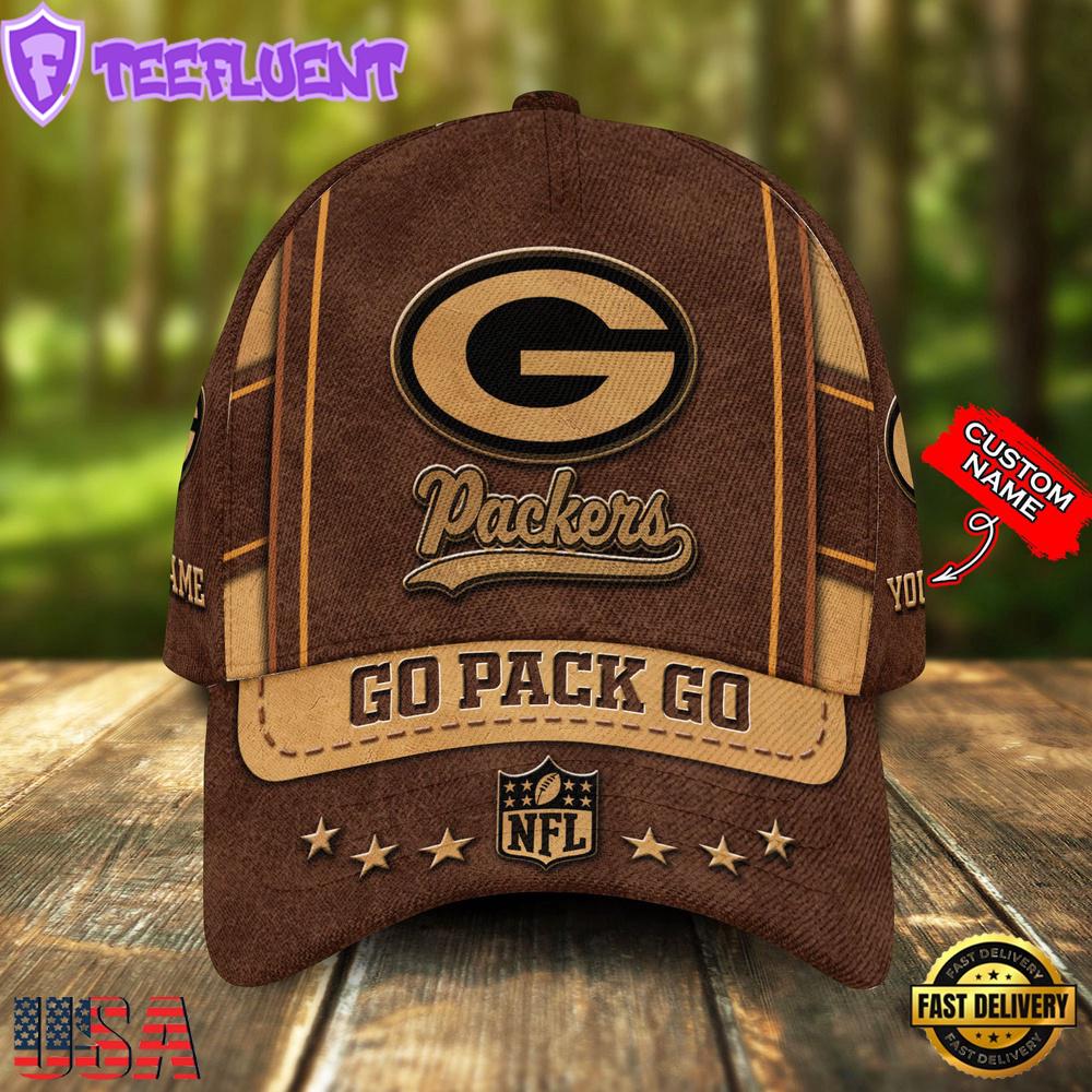 Custom Name Green Bay Packers Nfl Team Sport Baseball Cap