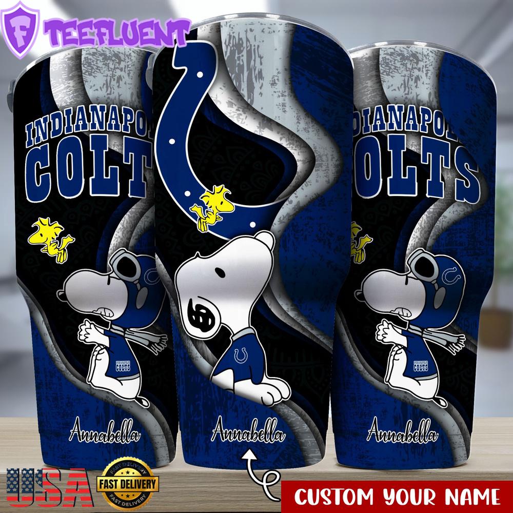 Custom Name Indianapolis Colts NFLSport Team Tumbler