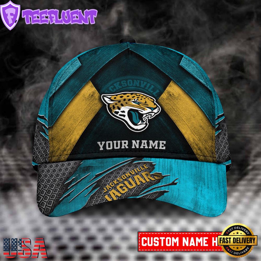 Custom Name Jacksonville Jaguars NFL Classic Baseball Cap