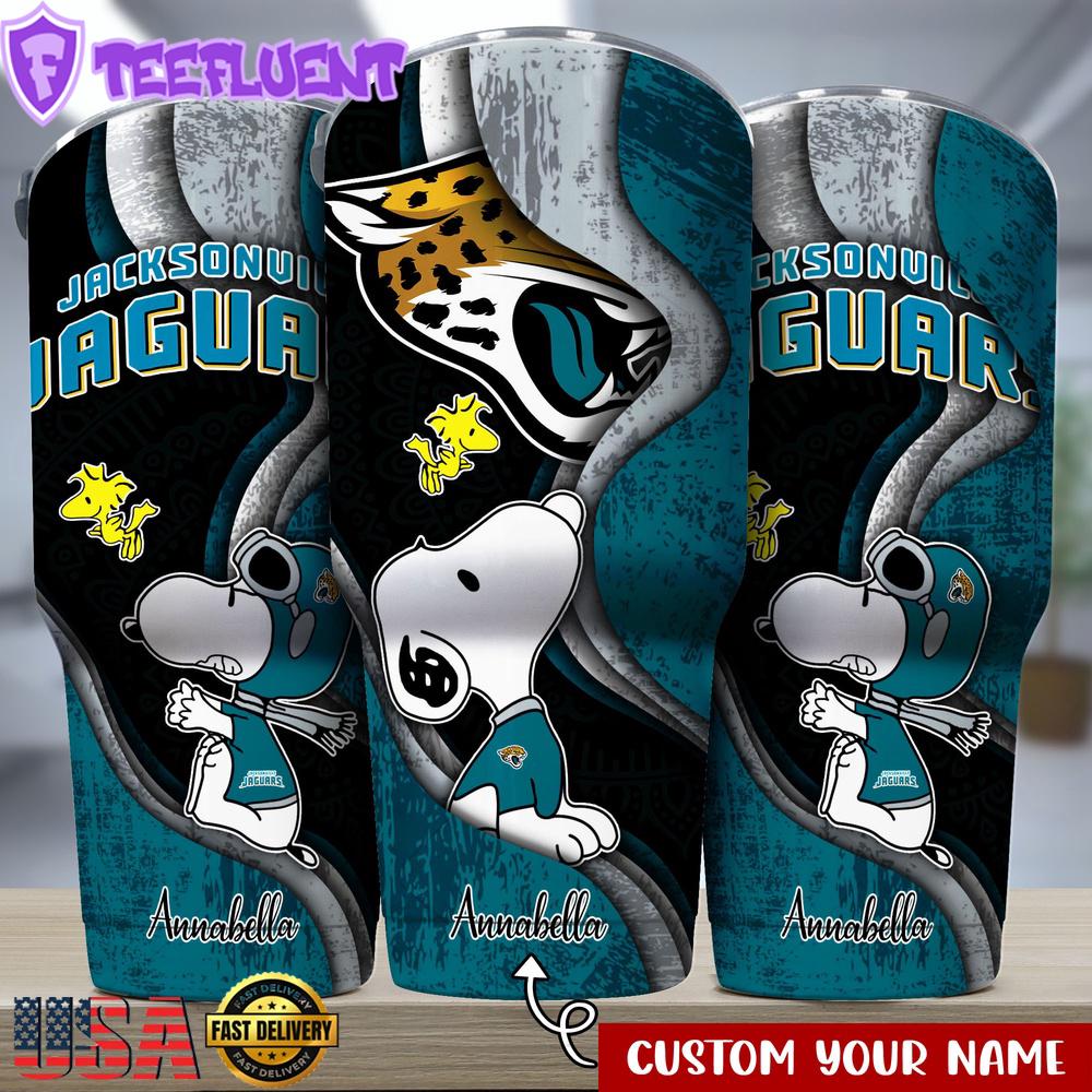 Custom Name Jacksonville Jaguars NFLSport Team Tumbler
