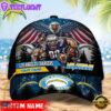 Custom Name Los Angeles Chargers NFL Mascot Eagle Baseball Cap