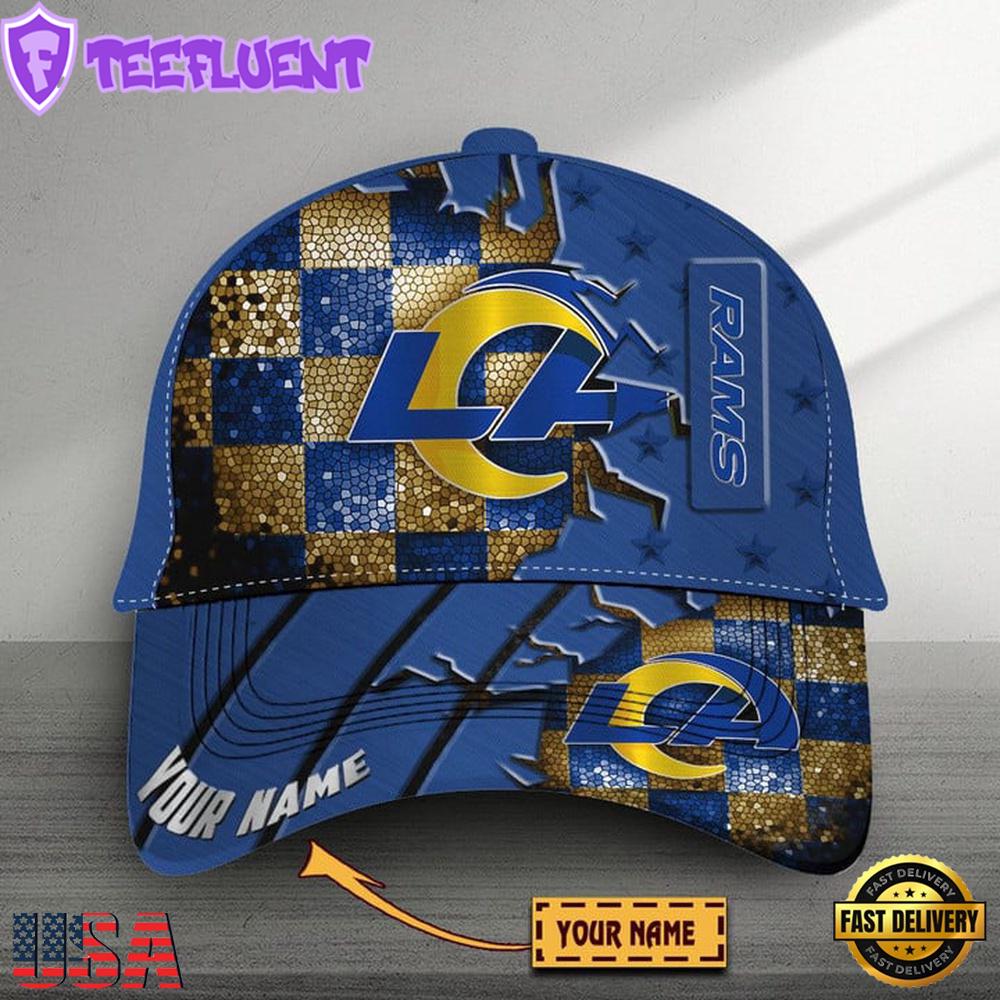Custom Name Los Angeles Rams Classic Baseball Cap