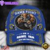 Custom Name Los Angeles Rams NFL Mascot Damn Right Sport Baseball Cap