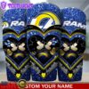 Custom Name Los Angeles Rams NFL Mickey Minnie Couple Valentine Day Tumbler