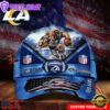 Custom Name Los Angeles Rams NFL Super Bowl LIX Baseball Cap