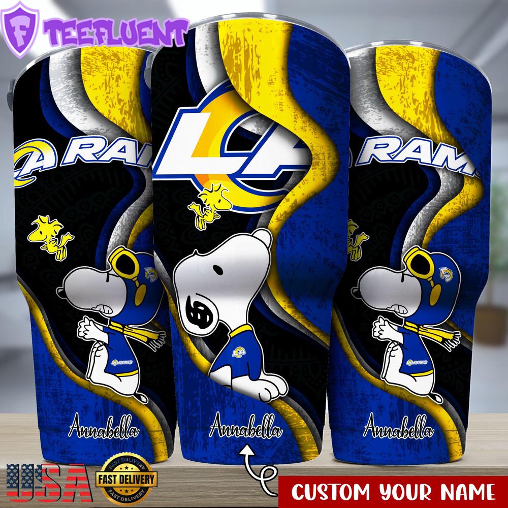 Custom Name Los Angeles Rams NFLSport Team Tumbler