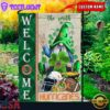 Custom Name Miami Hurricanes Happy St. Patrick's Day Shamrock House And Garden Flag