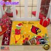 Custom Name NCAA Louisville Cardinals Grinch Christmas Welcome Football Doormat