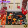 Custom Name NCAA Oregon State Beavers Grinch Christmas Welcome Football Doormat