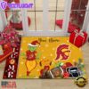 Custom Name NCAA USC Trojans Grinch Christmas Welcome Football Doormat
