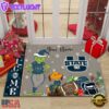 Custom Name NCAA Utah State Aggies Grinch Christmas Welcome Football Doormat