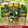 Custom Name New Orleans Saints NFL Irish Mickey Patrick Day Tumbler