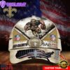 Custom Name New Orleans Saints NFL Super Bowl LIX Baseball Cap