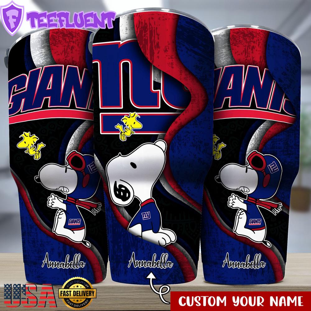 Custom Name New York Giants NFLSport Team Tumbler