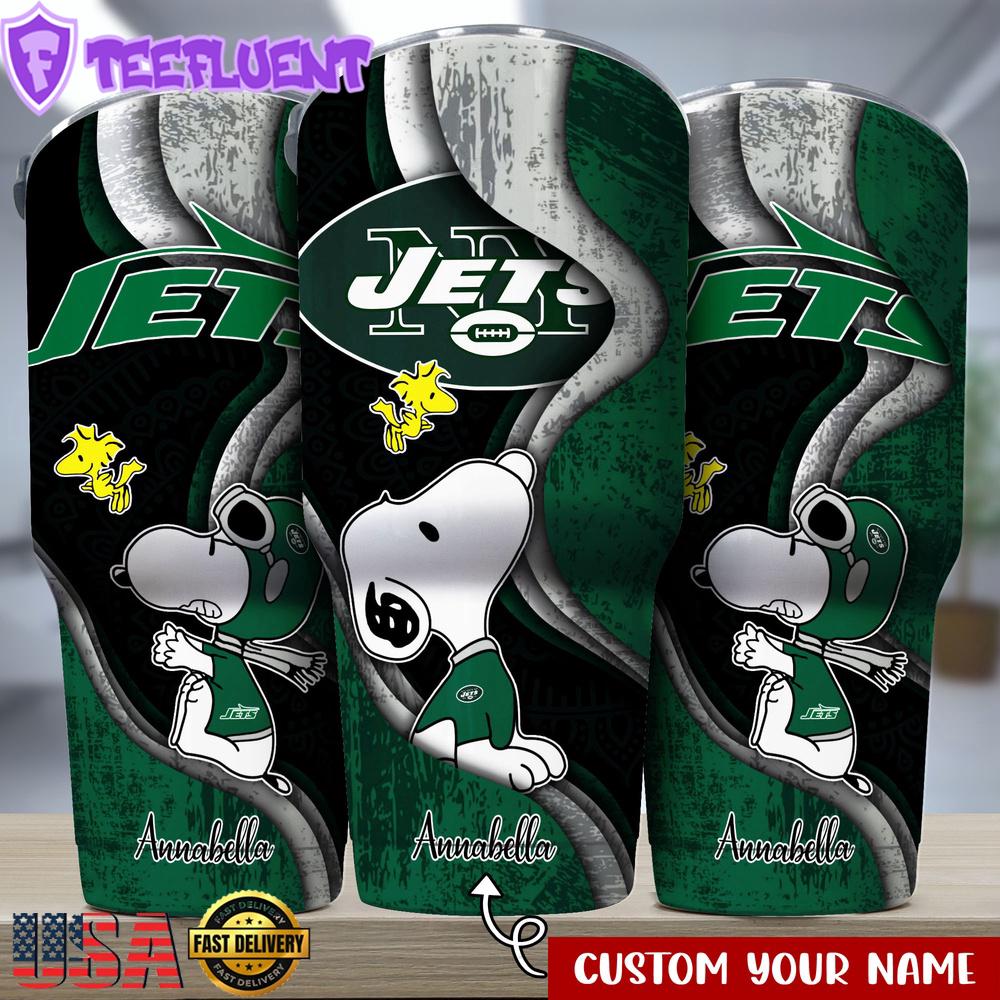 Custom Name New York Jets NFLSport Team Tumbler