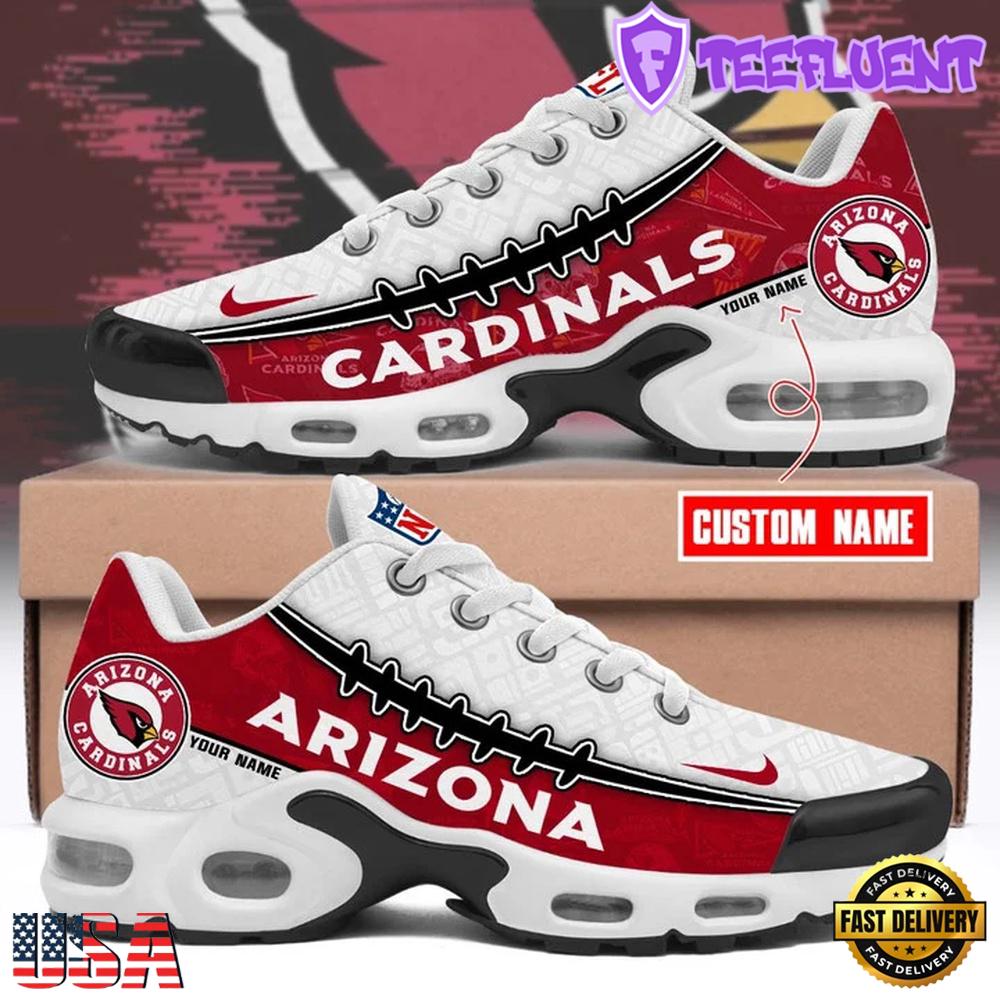 Custom Name NFL Arizona Cardinals Air Max Plus Shoes