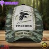 Custom Name NFL Atlanta Falcons Camo Hunting Classic Cap For Fans