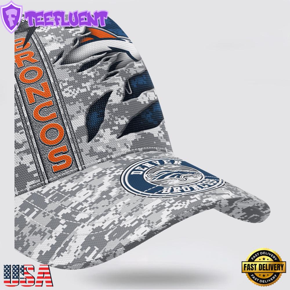 Custom Name NFL Broncos Camo US Classic Baseball Cap Hats Custom Name NFL Broncos Camo US Classic Baseball Cap Hats