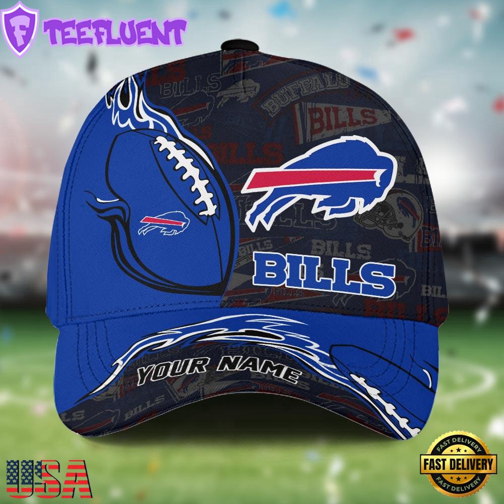 Custom Name NFL Buffalo Bills Classic Cap For Fans