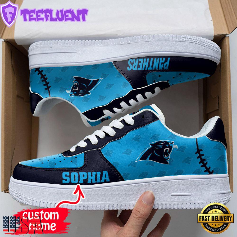 Custom Name NFL Carolina Panthers Air Force 1