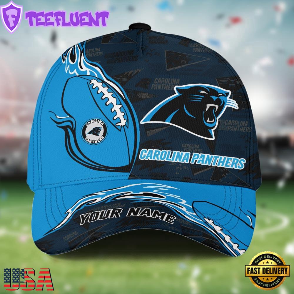 Custom Name NFL Carolina Panthers Classic Cap For Fans