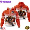 Custom Name NFL Chicago Bears Mascot All Over Print Hoodie Shirt