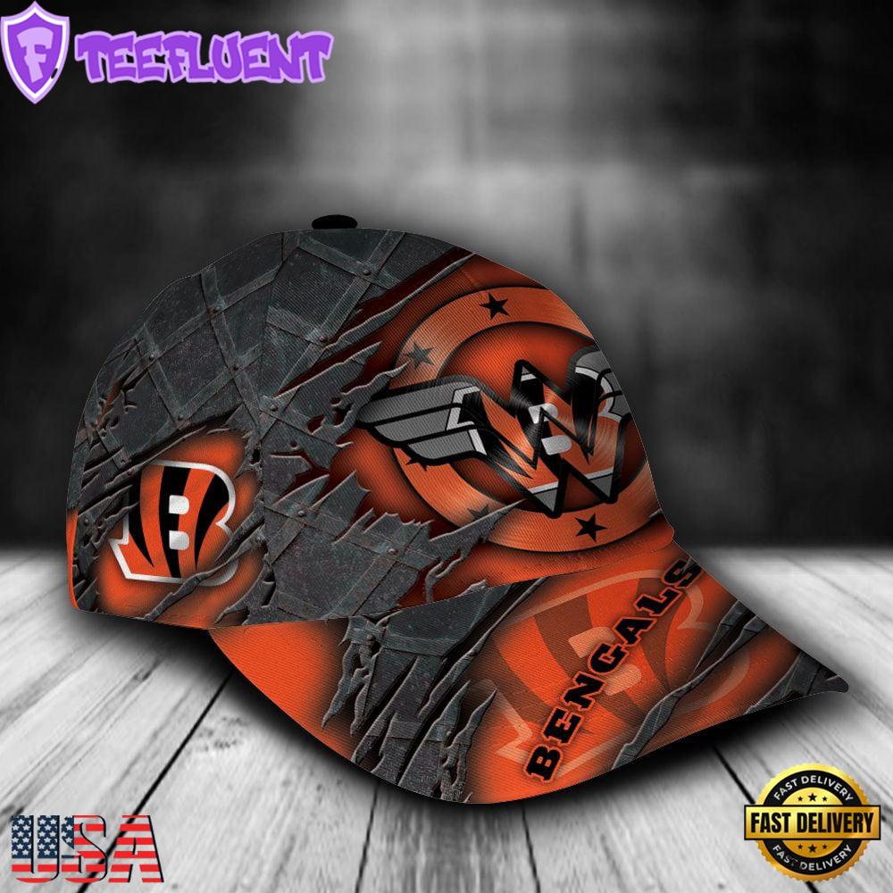 Custom Name NFL Cincinnati Bengals Wonder Woman All Over Print 3D Classic Cap
