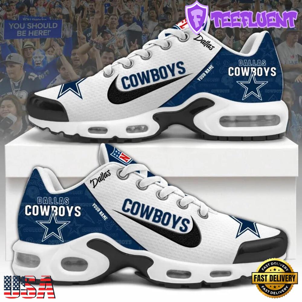 Custom Name NFL Dallas Cowboys Air Max Plus Shoes