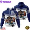 Custom Name NFL Dallas Cowboys Mascot All Over Print Hoodie Shirt