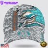 Custom Name NFL Dolphins Camo US Classic Baseball Cap