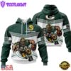 Custom Name NFL Green Bay Packers Mascot All Over Print Hoodie Shirt