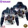 Custom Name NFL Houston Texans Mascot All Over Print Hoodie Shirt
